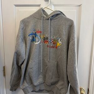 Disney Vintage Gray Graphic Hoodie